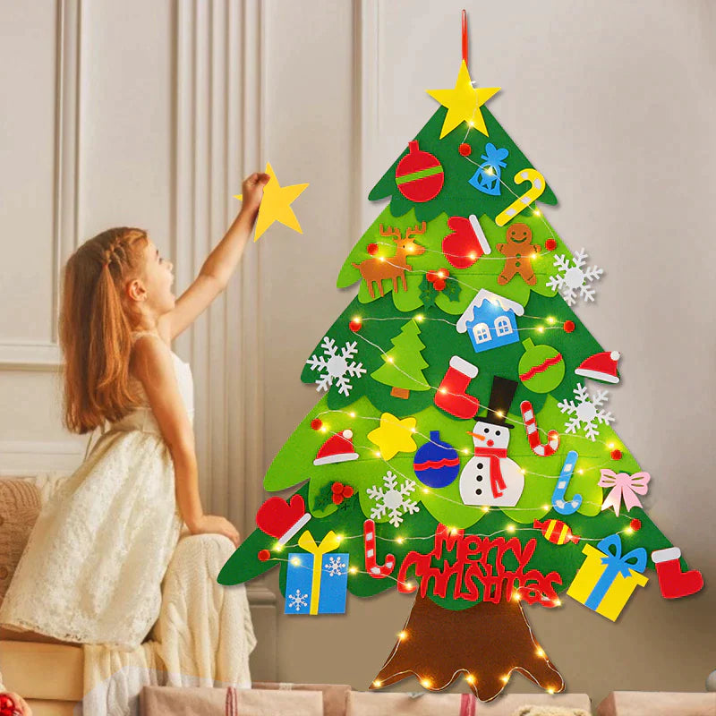 Árvore de Natal Infantil Criativa para Educação